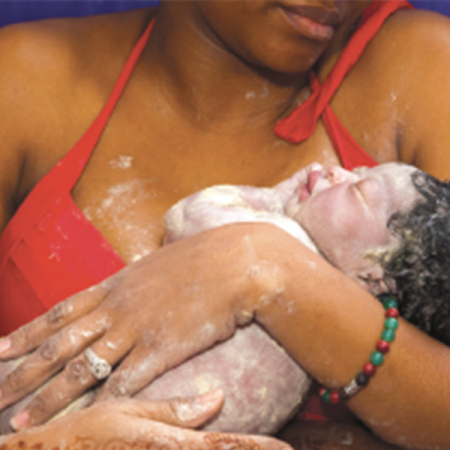 Skin to skin contact